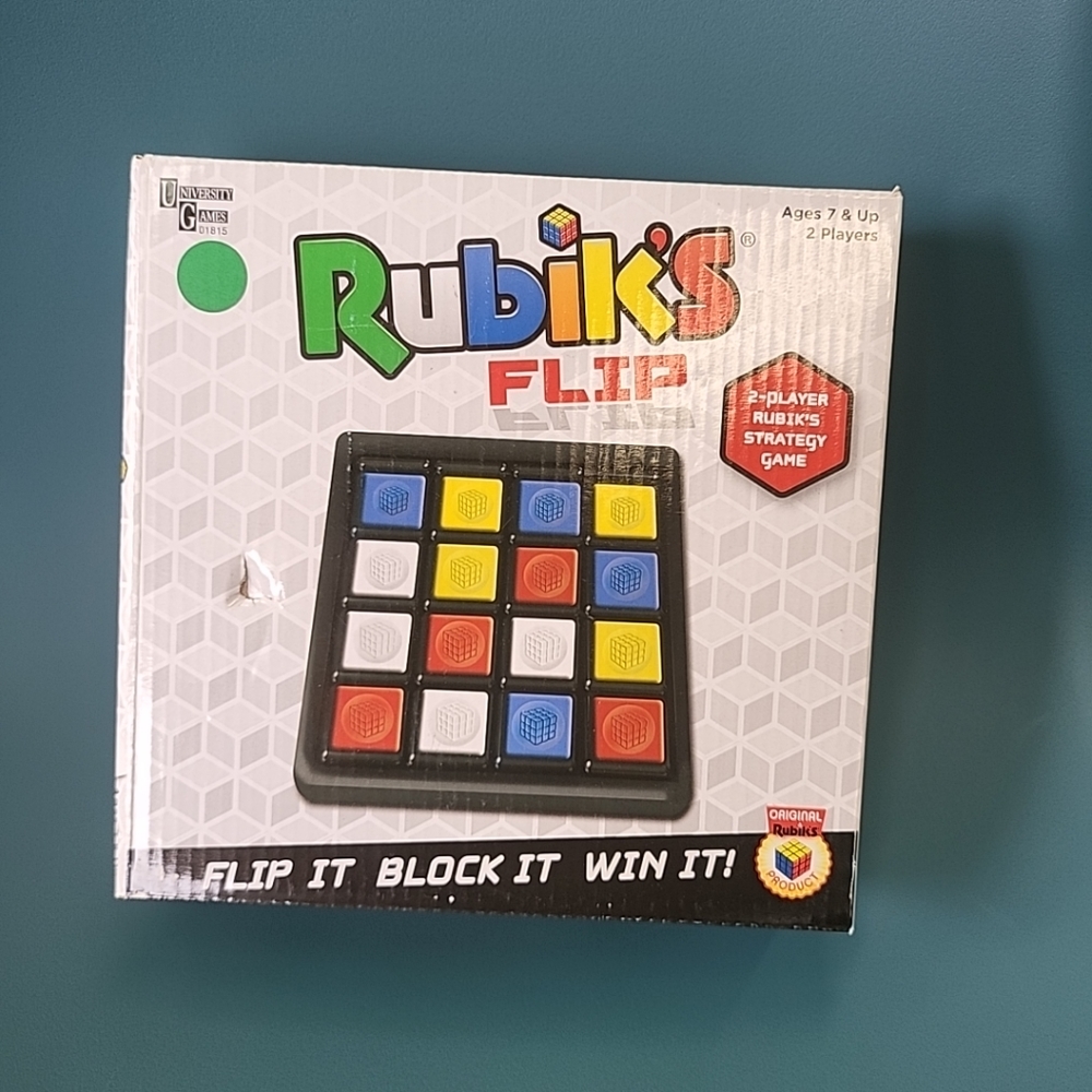 2017 NIB University Games Rubik's Flip 2 Player Strategy Game